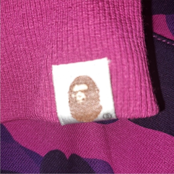 Bape Purple and Pink Camo Zip up Jacket - Picture 5 of 8